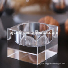 Square Crystal Candle Holder for Decorations CHM065